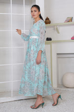 Load image into Gallery viewer, Azure Blossom Maxi