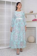 Load image into Gallery viewer, Azure Blossom Maxi