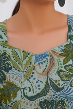 Load image into Gallery viewer, Green floral Maxi