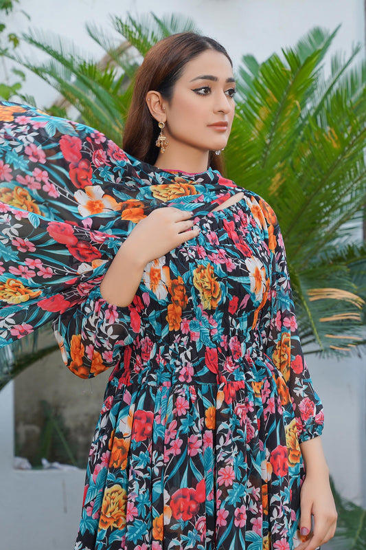 Multi Floral Maxi