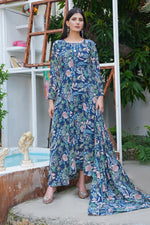 Load image into Gallery viewer, Navy Bloom Maxi