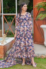 Load image into Gallery viewer, Blue Rose Maxi