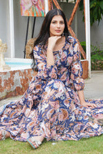 Load image into Gallery viewer, Blue Rose Maxi