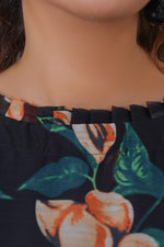 Load image into Gallery viewer, Noir Blossom Maxi