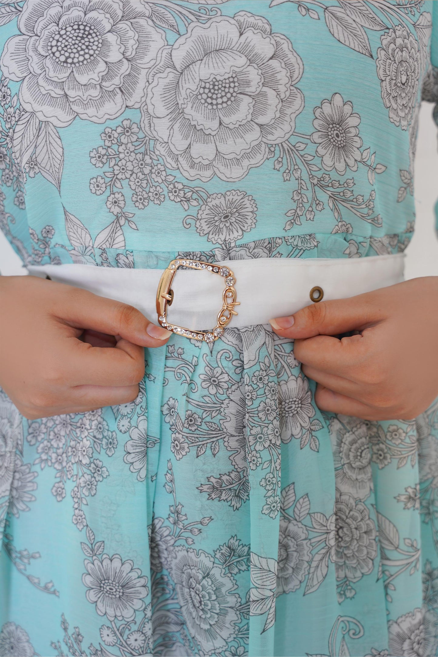 Azure Blossom Maxi