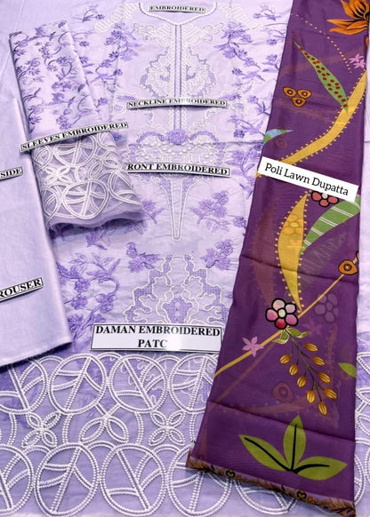 Serene Sands Embroidered Set(Un-Stitched)
