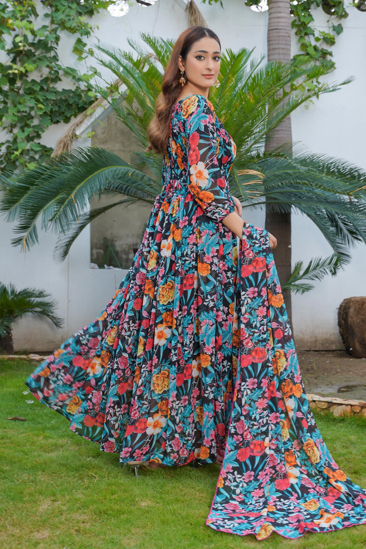 Multi Floral Maxi