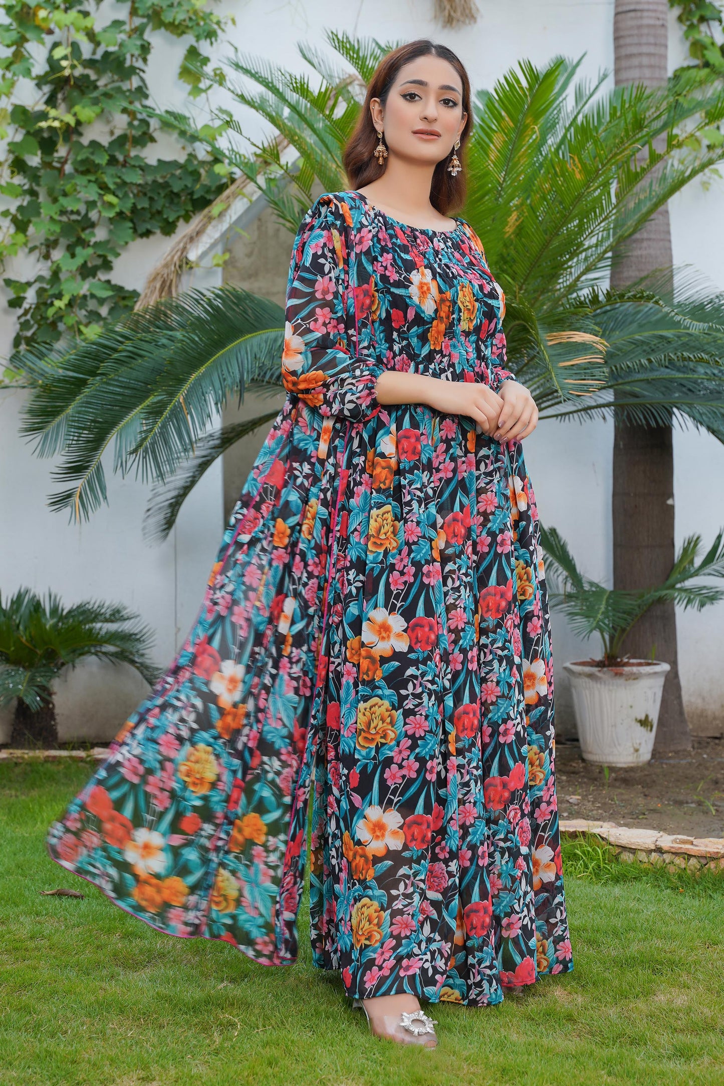 Multi Floral Maxi