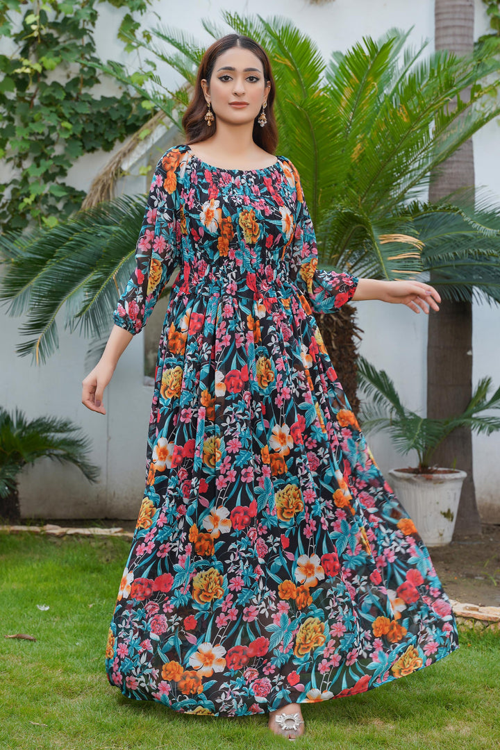 Multi Floral Maxi