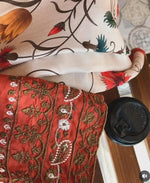 Load image into Gallery viewer, Gulnaar Rust Linen Ensemble