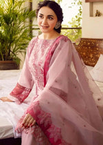 Load image into Gallery viewer, Ayla Coastal Bloom Un-Stitched Outfit