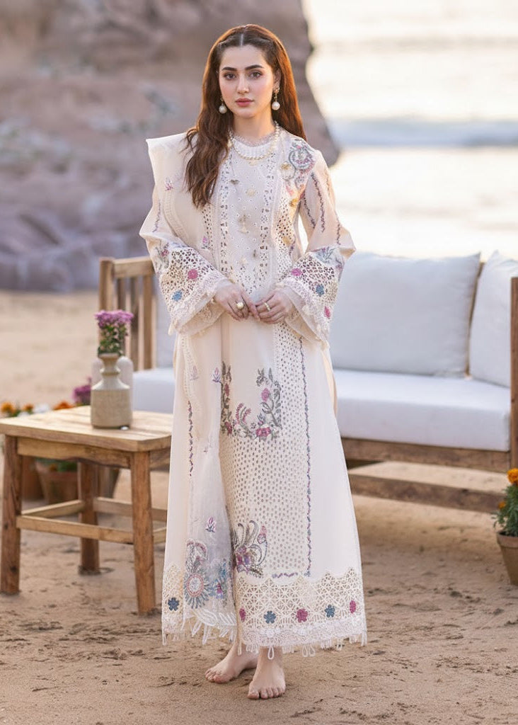 Pearl Dune Hand-Embellished Un-stitched Dress