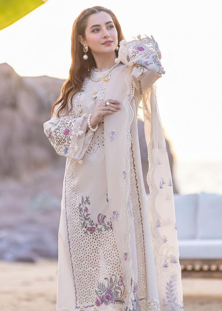 Pearl Dune Hand-Embellished Un-stitched Dress