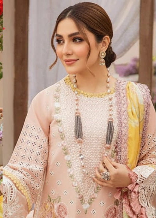 Zarafshan Ivory Grace (Un-Stitched)